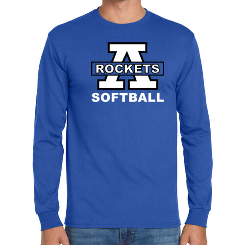 SOFTBALL - Dri Power ® 50/50 Cotton/Poly Long Sleeve T Shirt Thumbnail